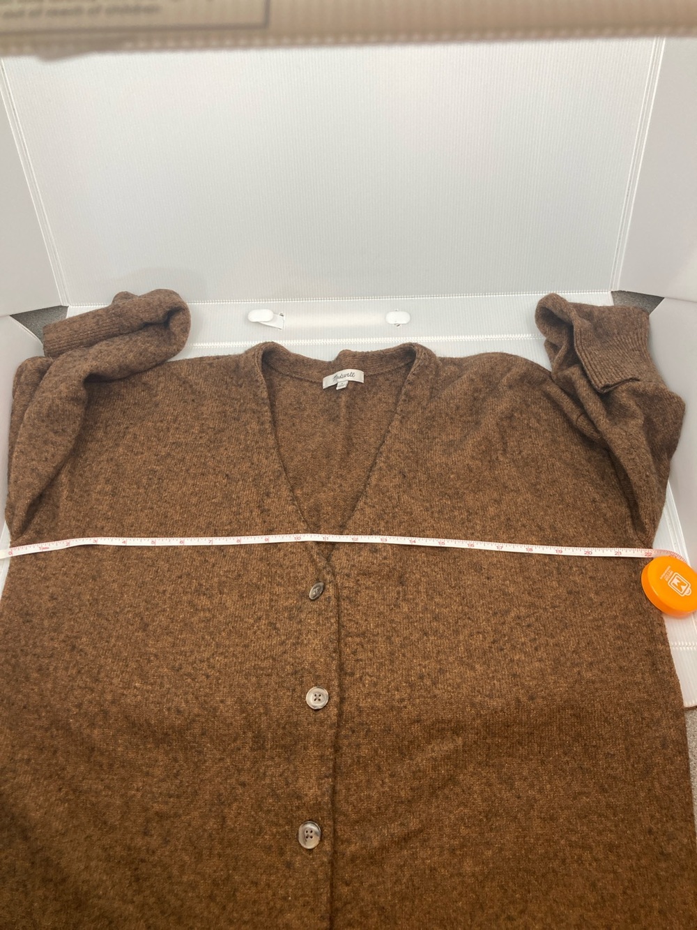 Madewell V-Neck Wool Cardigan Sweater S542 - Picture 8 of 10